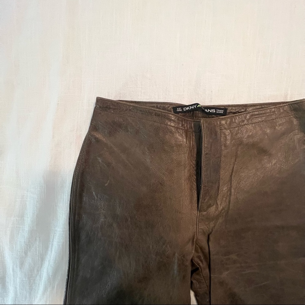 DKNY Leather pants